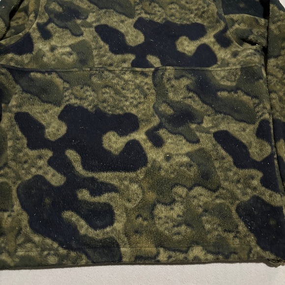 Billabong Crewneck Fleece Sweatshirt Size XL Camo 1/4 Quarter Zip Spring Fall - Picture 7 of 8